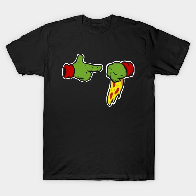 Run the Pizza T-Shirt by famousafterdeath